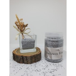 SABLE DECORATIF ARGENTE