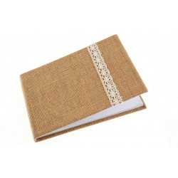 LIVRE D'OR JUTE